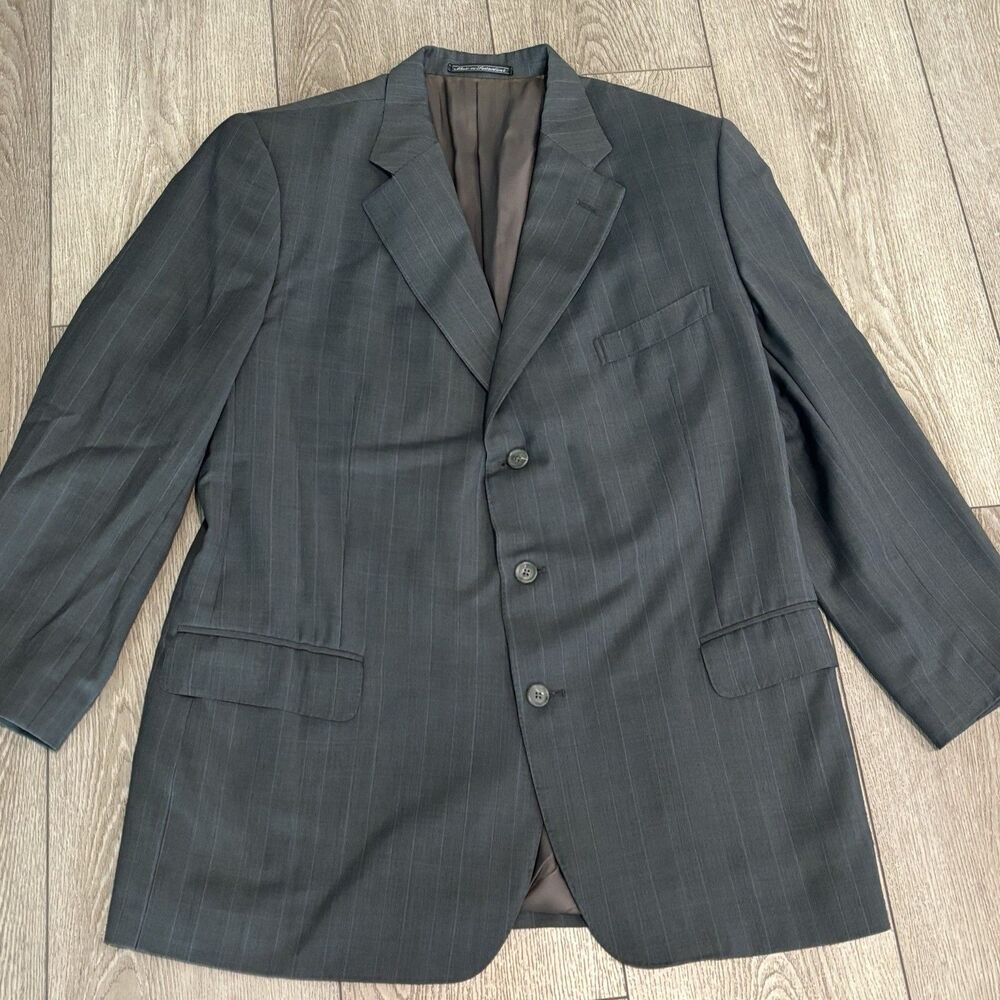 Ermenegildo Zegna Blazer Mens 46R Neiman Marcus Fine Worsted Super‎ 100s Italy